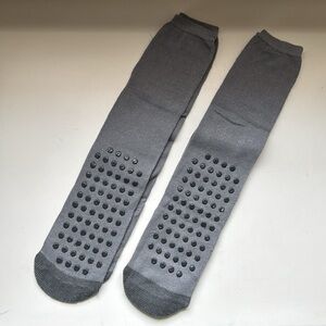 Unisex Gray Grip Socks (set of two)